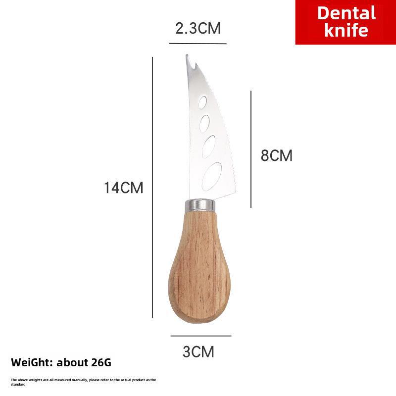 Набор лопаток для сыра и масла с дубовой ручкой, ножом из нержавеющей стали, вилкой и лопаткой для торта и пиццы Tooth knife
Набор лопаток для сыра и масла с дубовой ручкой, ножом из нержавеющей стали, вилкой и лопаткой для торта и пиццы Tooth knife