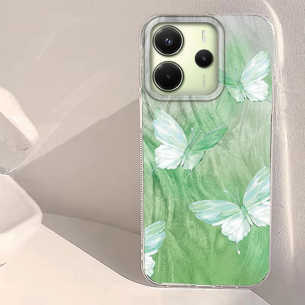 Green Butterfly Color Women Girls Phone Case for Xiaomi Redmi Note 14 13 12 11 11S 10 9 8 Pro 9C 13C 14C A5 A3 A4 A3X A1 Cover Redmi Note 14 Pro 5G
Green Butterfly Color Women Girls Phone Case for Xiaomi Redmi Note 14 13 12 11 11S 10 9 8 Pro 9C 13C 14C A5 A3 A4 A3X A1 Cover Redmi Note 14 Pro 5G