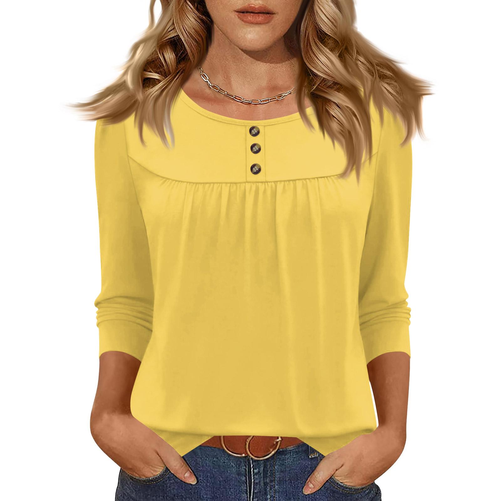 Women s Casual Loose Color Roud Neck T,shirt XL жовтий
Women s Casual Loose Color Roud Neck T,shirt XL жовтий