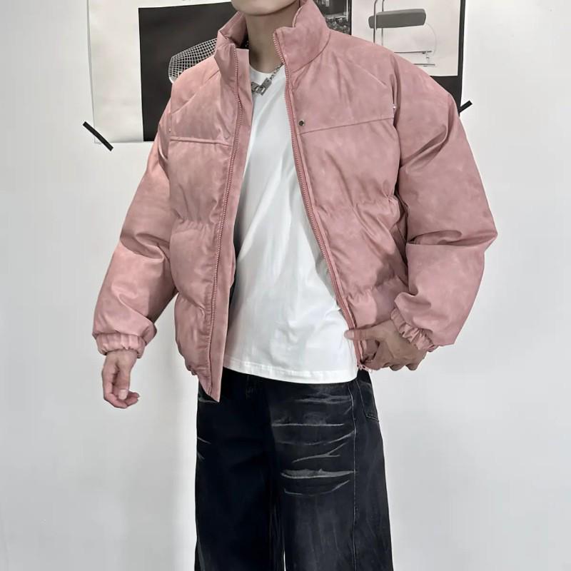 Men s Winter Patchwork Cotton Jacket – Trendy, Warm, Loose Fit with Stand-up Collar L рожевий
Men s Winter Patchwork Cotton Jacket – Trendy, Warm, Loose Fit with Stand-up Collar L рожевий