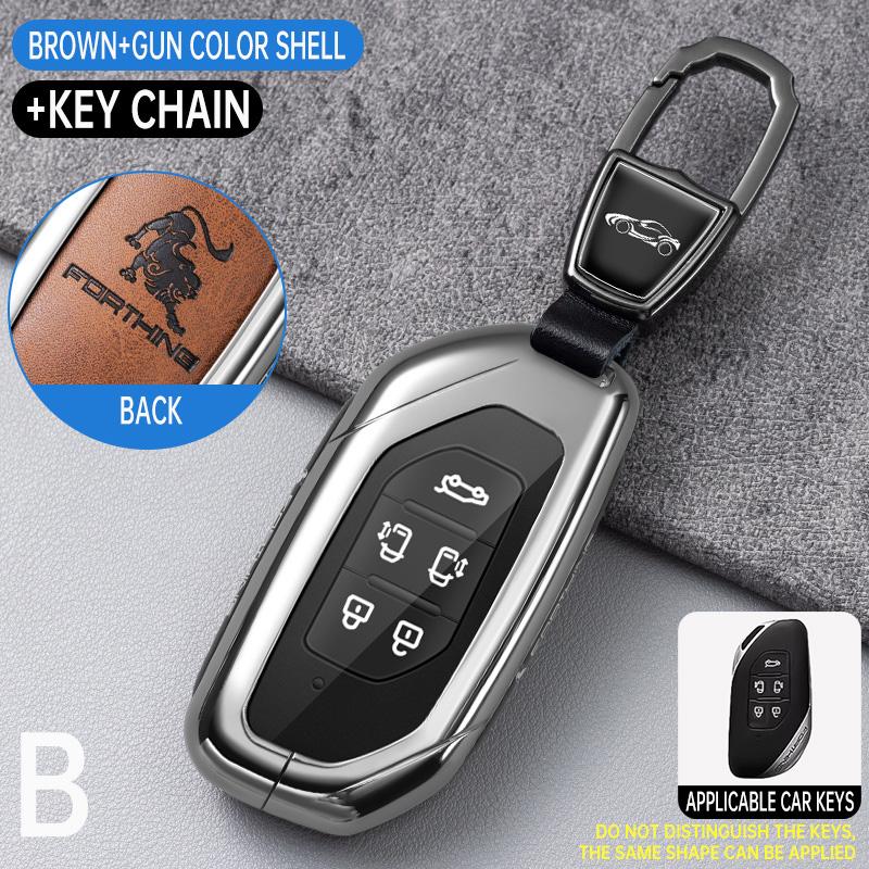 Zinc Alloy Leather Car Key Case for Dongfeng Forthing Fengxing T5 EVO Remote Keychain Protector Cover Shell Fob Accessories keycase for Forthing
Zinc Alloy Leather Car Key Case for Dongfeng Forthing Fengxing T5 EVO Remote Keychain Protector Cover Shell Fob Accessories keycase for Forthing