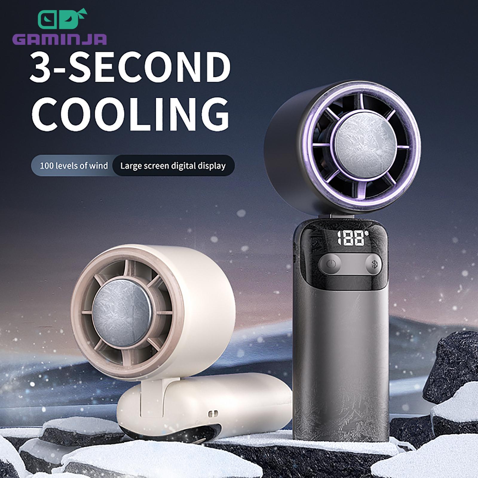 GAMINJA DS21 Handheld Fan 100 Level Infinite Adjustment 20m/s Ultra-high Wind Speed 3000mAh Battery Screen Digital Display
GAMINJA DS21 Handheld Fan 100 Level Infinite Adjustment 20m/s Ultra-high Wind Speed 3000mAh Battery Screen Digital Display
