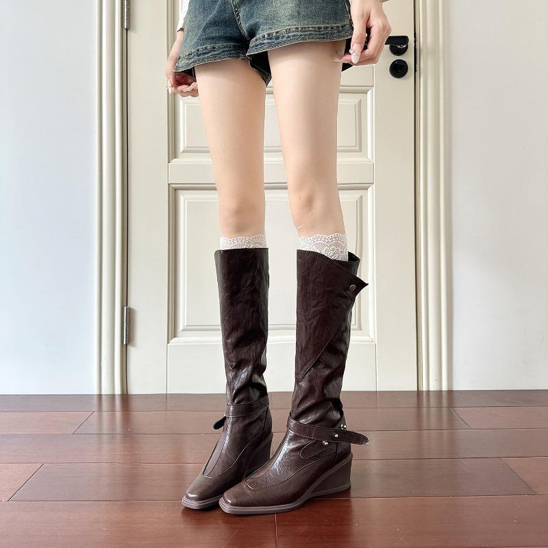 Square Heel High Boots Women s Autumn and Winter Design Sense Slope Heel Western Cowboy Boots Versatile Knight Boots Women s Pile 39
Square Heel High Boots Women s Autumn and Winter Design Sense Slope Heel Western Cowboy Boots Versatile Knight Boots Women s Pile 39