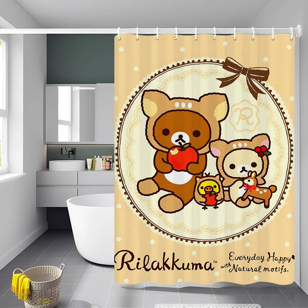 Classics R-Rilakkuma-A 1Pc Shower Curtain Polyester Waterproof Shower Curtain Bathroom Partition Curtain Decoration Accessorie W60H190(CM)-1 Pcs
Classics R-Rilakkuma-A 1Pc Shower Curtain Polyester Waterproof Shower Curtain Bathroom Partition Curtain Decoration Accessorie W60H190(CM)-1 Pcs