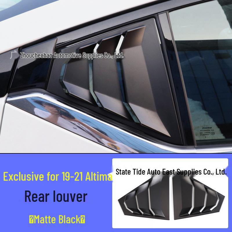 Compatible Decorative Shark Fin Rear Window Sticker for New Teana 13-25 Models.
Compatible Decorative Shark Fin Rear Window Sticker for New Teana 13-25 Models.