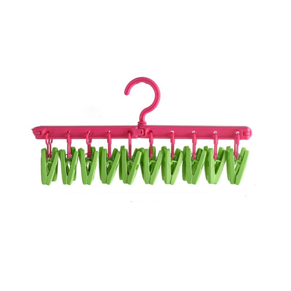 Rotatable Scarless Clothes Rack Adjustable Clothes Drying Hanger Underwear Sock Clips Travel Style D
Rotatable Scarless Clothes Rack Adjustable Clothes Drying Hanger Underwear Sock Clips Travel Style D