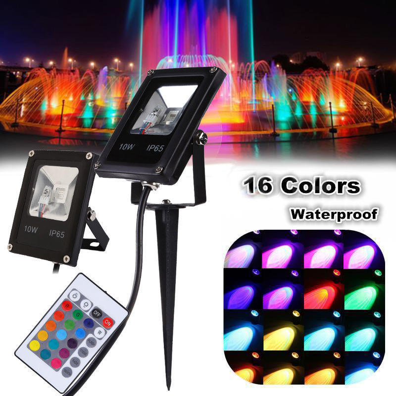 10 Вт IP65 RGB светодиодный прожектор для газона, уличный пруд, сад, двор, лампа + пульт дистанционного управления
10 Вт IP65 RGB светодиодный прожектор для газона, уличный пруд, сад, двор, лампа + пульт дистанционного управления