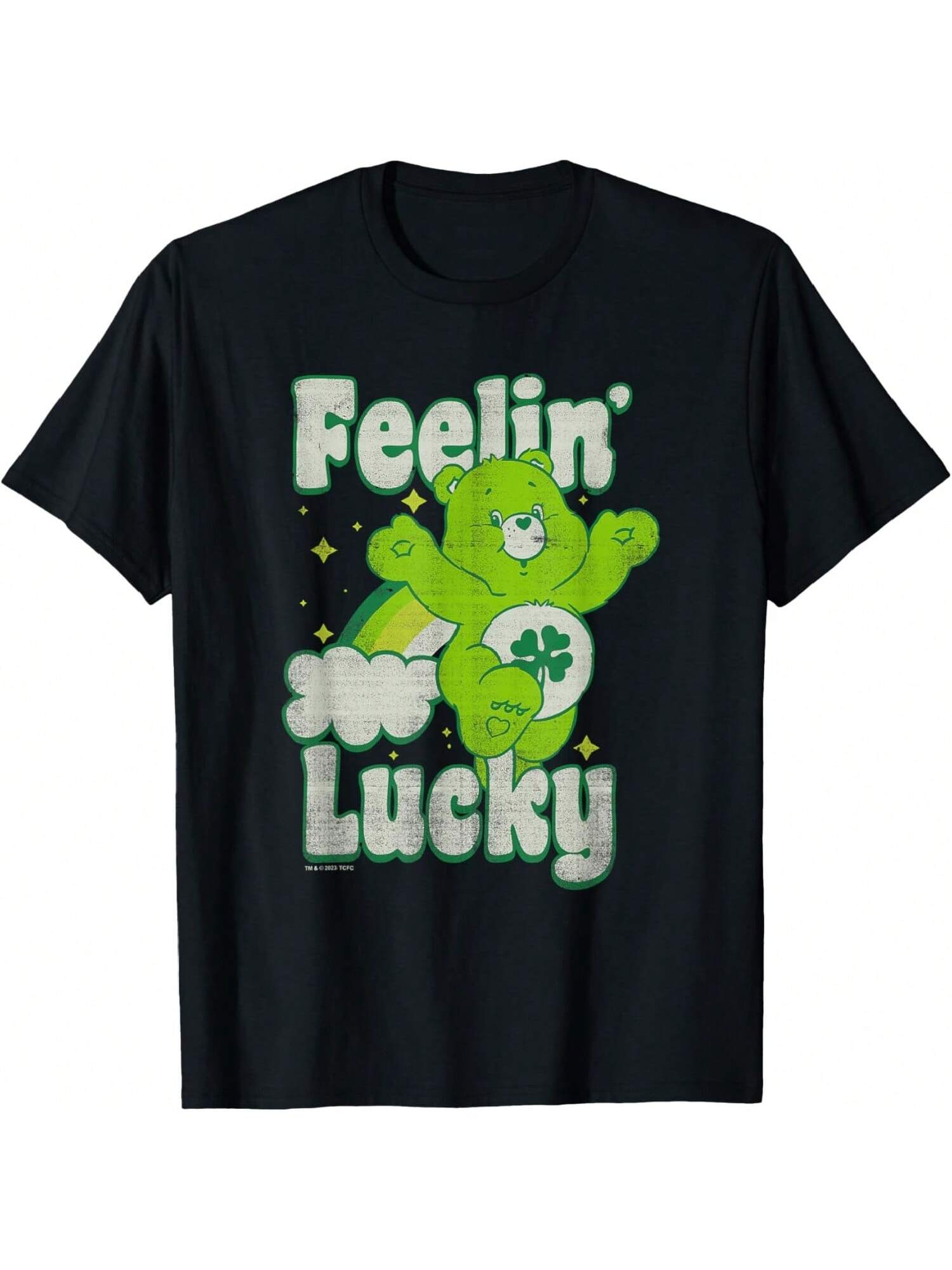 Good Luck Bear Jumping Feelin Lucky Distressed T-Shirt_ Good Luck Bear St S
Good Luck Bear Jumping Feelin Lucky Distressed T-Shirt_ Good Luck Bear St S
