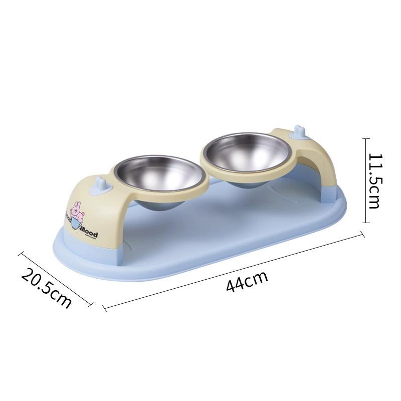 Comedero doble para mascotas de acero inoxidable antideslizante con soporte elevado para gatos y perros
Comedero doble para mascotas de acero inoxidable antideslizante con soporte elevado para gatos y perros