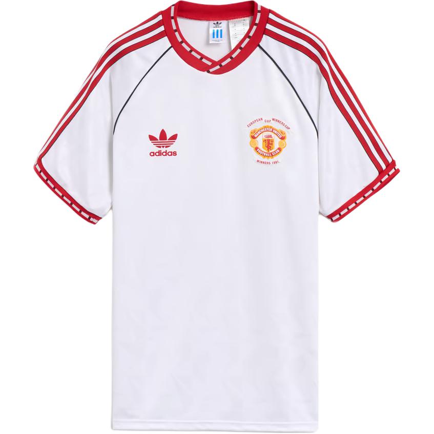 Adidas Originals Manchester United Logo Sports Pullover Short Sleeve Football Shirt Men tops White JF0376 S
Adidas Originals Manchester United Logo Sports Pullover Short Sleeve Football Shirt Men tops White JF0376 S
