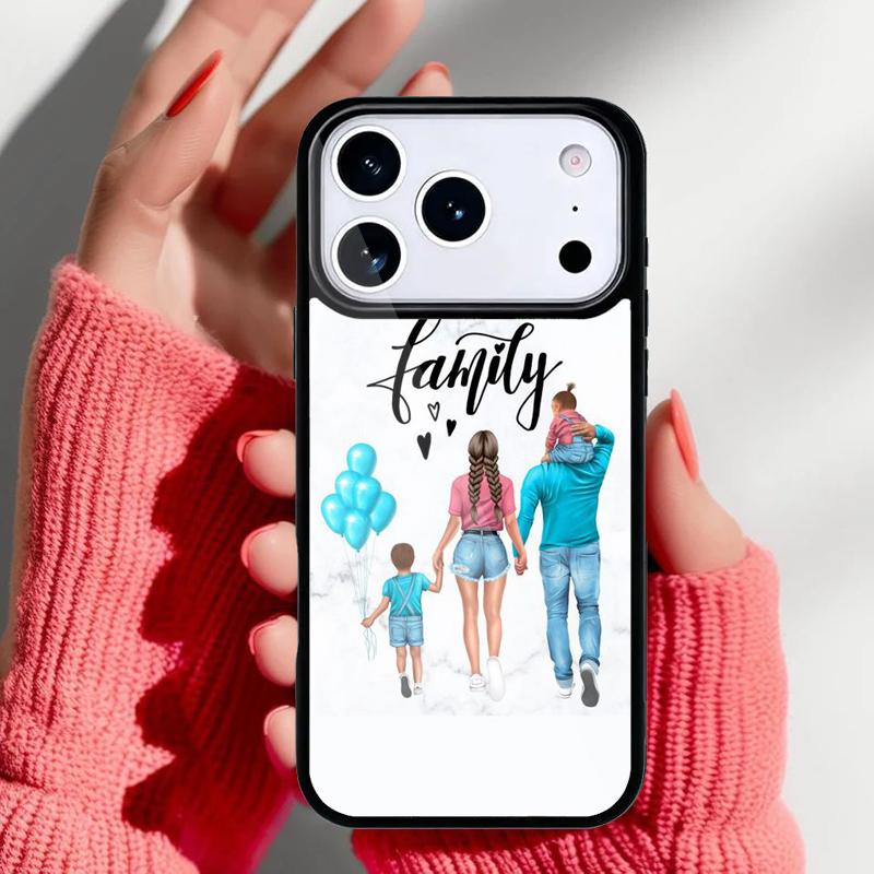 Mom Dad Daughter Son Phone Case for iPhone 17 Air 16e 15 14 13 Pro Max Back Cover for 12 11 Pro Coque iPhone 13 Pro Max
Mom Dad Daughter Son Phone Case for iPhone 17 Air 16e 15 14 13 Pro Max Back Cover for 12 11 Pro Coque iPhone 13 Pro Max