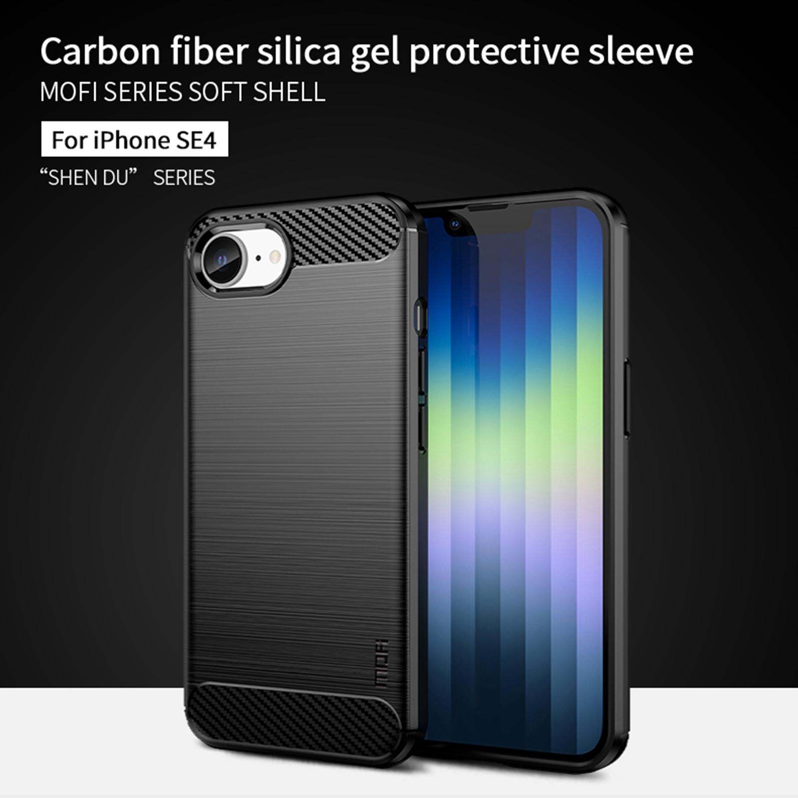 MOFI JK TPU Series-1 For iPhone 16e Case Carbon Fiber Design Flexible TPU Phone Cover Black
MOFI JK TPU Series-1 For iPhone 16e Case Carbon Fiber Design Flexible TPU Phone Cover Black