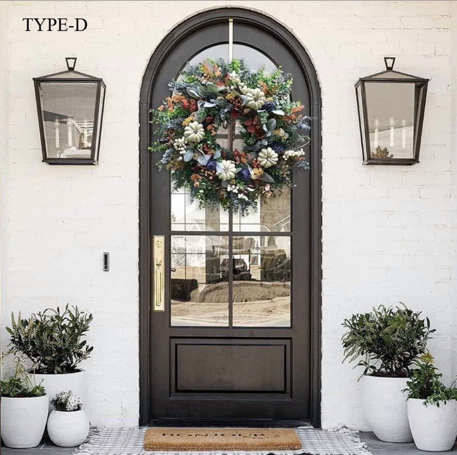 Large Fall Wreath Autumn Wreaths Thanksgiving Harvest Halloween Wreath for Front Door Home Outdoor Indoor Holiday Festival Decoration C
Large Fall Wreath Autumn Wreaths Thanksgiving Harvest Halloween Wreath for Front Door Home Outdoor Indoor Holiday Festival Decoration C