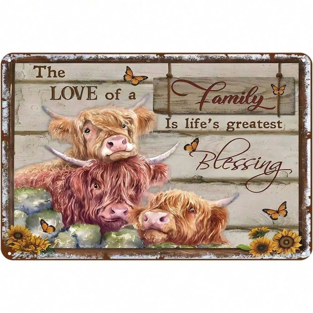 Vintage Highland Cow Metal Poster Wall Decor for Home Kitchen Bar Gift
Vintage Highland Cow Metal Poster Wall Decor for Home Kitchen Bar Gift