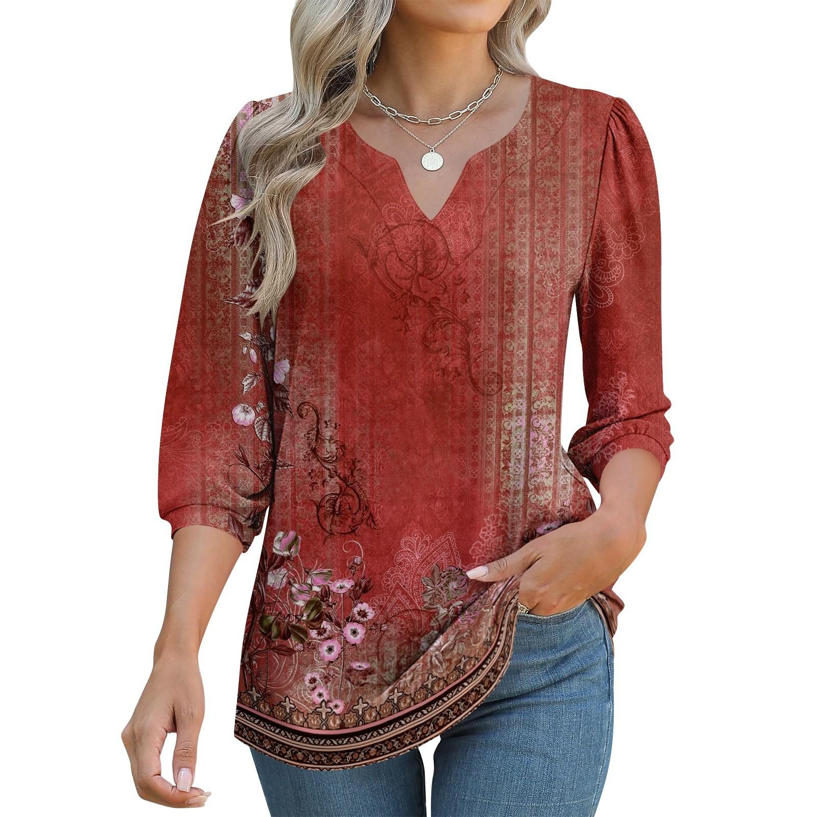 Женские футболки с рукавом 3/4, футболки с графикой, повседневные базовые топы, пуловеры S красный
Женские футболки с рукавом 3/4, футболки с графикой, повседневные базовые топы, пуловеры S красный