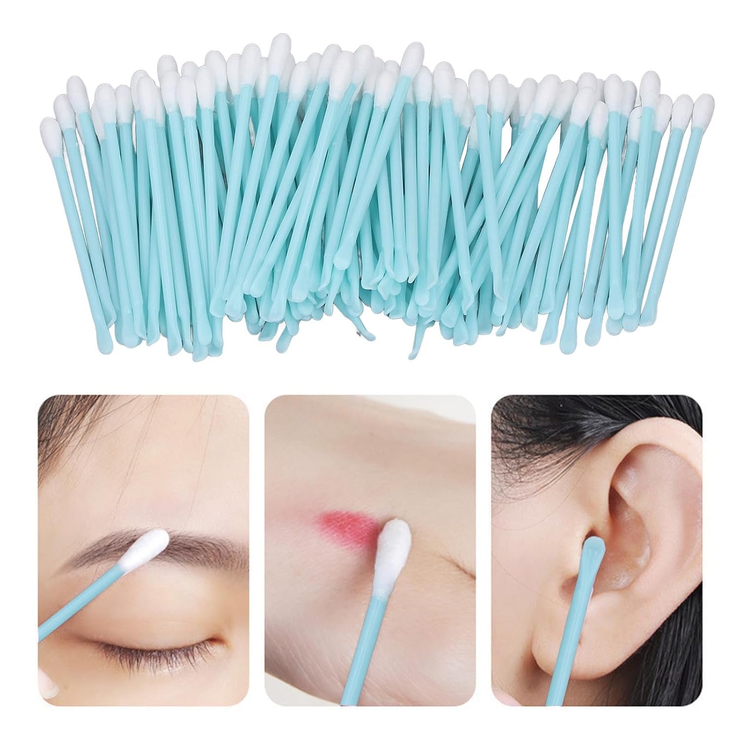 100PCS 2 in 1 Cotton Swabs Double Head Cleaning Ear Scoop Cotton Swab Disposable Makeup Remover Tool with Storage Box
100PCS 2 in 1 Cotton Swabs Double Head Cleaning Ear Scoop Cotton Swab Disposable Makeup Remover Tool with Storage Box