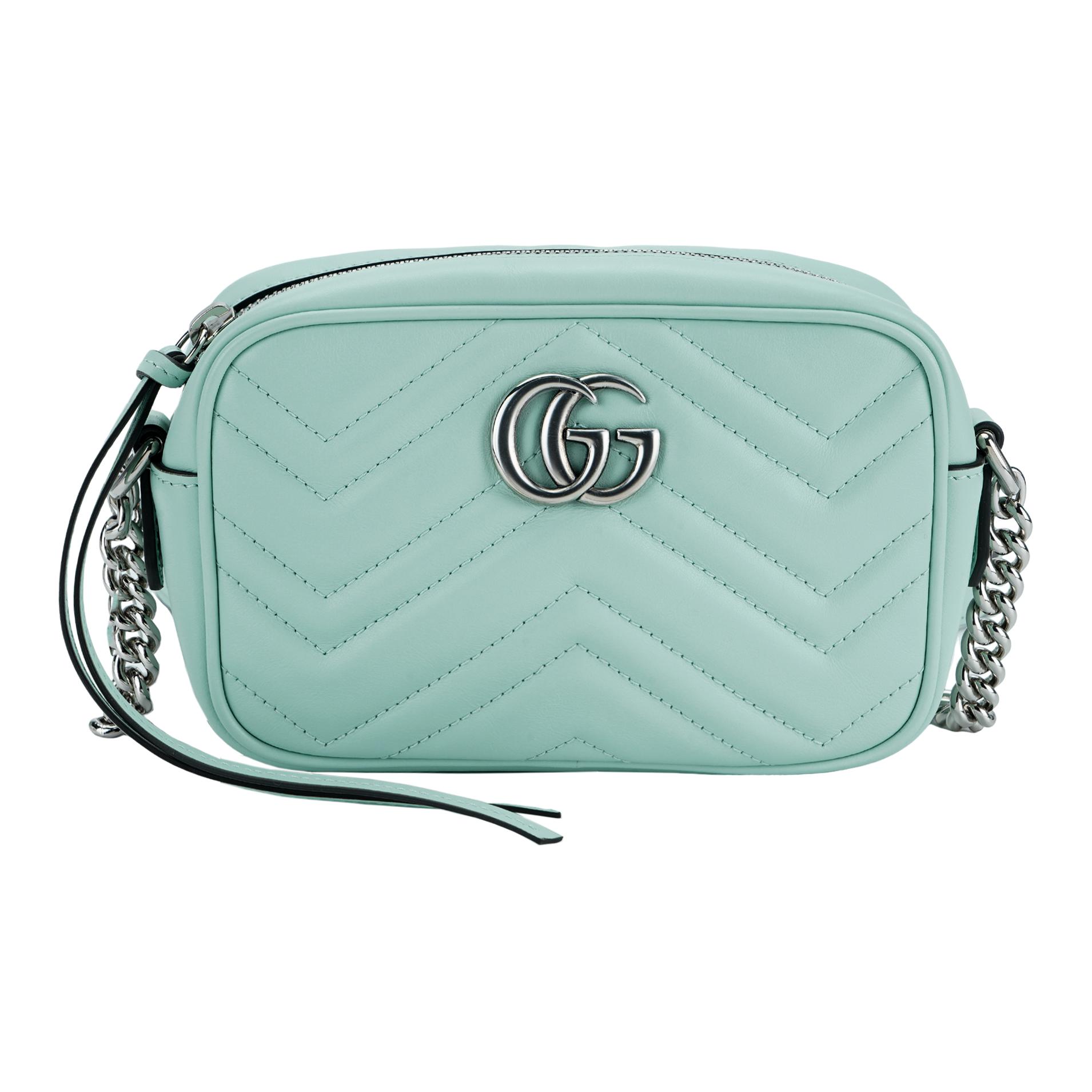 Gucci GG Marmont Silver Logo Quilted Leather Camera Bag Chain Shoulder Crossbody Mini Women bags Green Mint-Green Candy-Color 634936-DTD1P-3926 Basic Set (Bag+Dust Bag)
Gucci GG Marmont Silver Logo Quilted Leather Camera Bag Chain Shoulder Crossbody Mini Women bags Green Mint-Green Candy-Color 634936-DTD1P-3926 Basic Set (Bag+Dust Bag)
