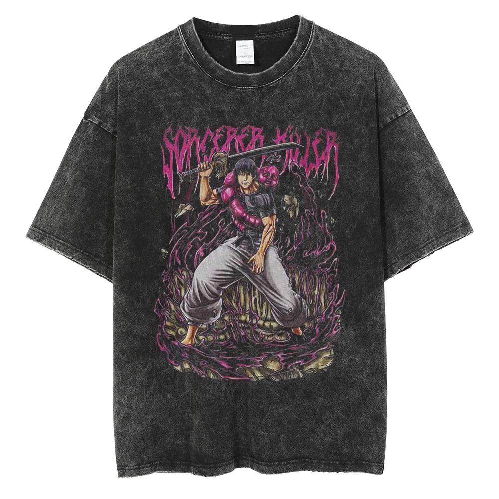 Jujutsu Kaisen Anime Ryomen Sukuna Washed T-Shirt Vintage Harajuku Cotton Men s Streetwear Oversized Women Short Sleeves 3XL
Jujutsu Kaisen Anime Ryomen Sukuna Washed T-Shirt Vintage Harajuku Cotton Men s Streetwear Oversized Women Short Sleeves 3XL