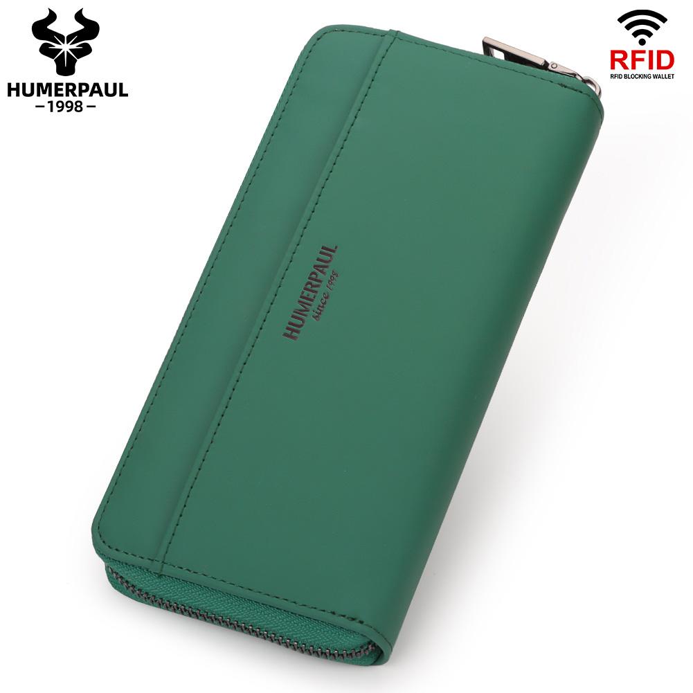 HUMERPAUL Ladies wallet, leather wallet, RFID anti-theft swipe wallet, zipper, large-capacity wallet, multi-card coin purse зелений
HUMERPAUL Ladies wallet, leather wallet, RFID anti-theft swipe wallet, zipper, large-capacity wallet, multi-card coin purse зелений