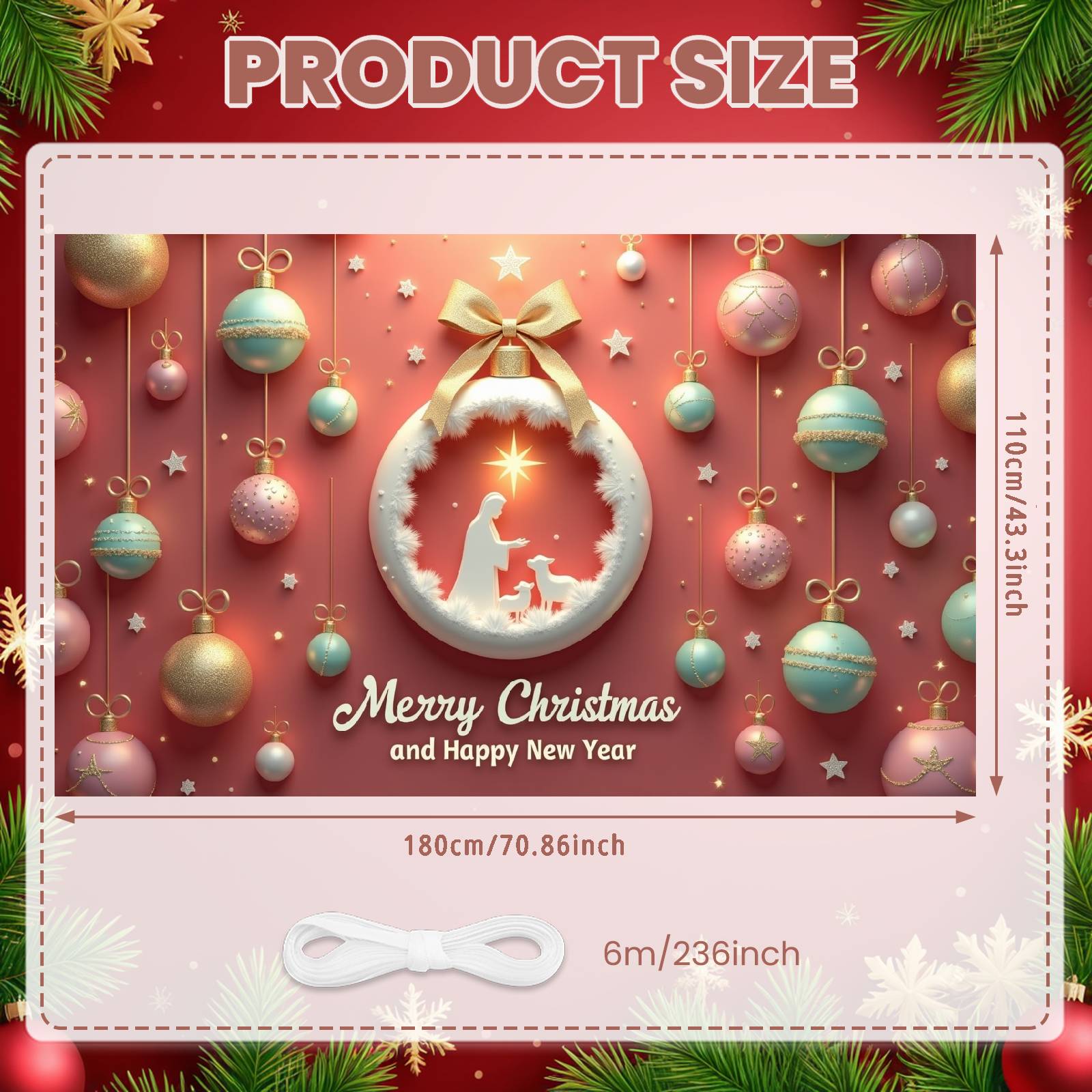 Різдвяний Вертеп Пухнаста Оздоба Святковий Фон Різдвяний Фон Вертеп Прикраса Дисплей Для Внутрішнього Використання Декор для Дому
Різдвяний Вертеп Пухнаста Оздоба Святковий Фон Різдвяний Фон Вертеп Прикраса Дисплей Для Внутрішнього Використання Декор для Дому