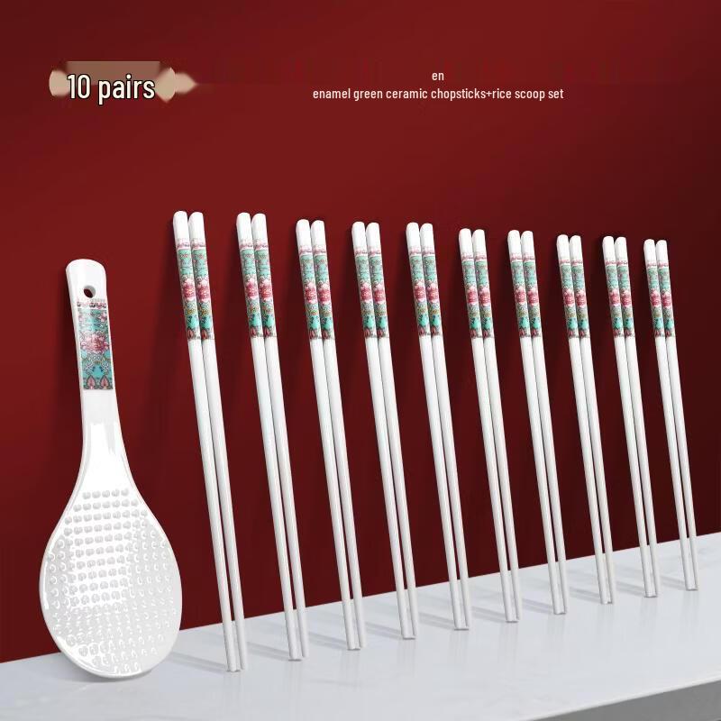 Yi Pan Ceramic Chopsticks & Rice Scoop Gift Set
Yi Pan Ceramic Chopsticks & Rice Scoop Gift Set