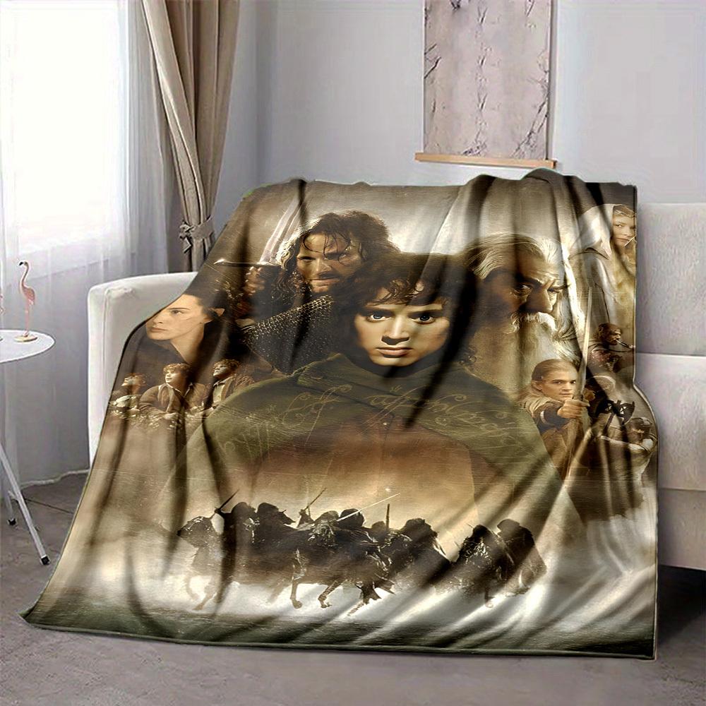 1pc The Lord of the Rings Flannel Throw Blanket Lightweight Soft Warm All Season Blanket for Sofa, Bed, Travel,L1028125 80x120cm
1pc The Lord of the Rings Flannel Throw Blanket Lightweight Soft Warm All Season Blanket for Sofa, Bed, Travel,L1028125 80x120cm