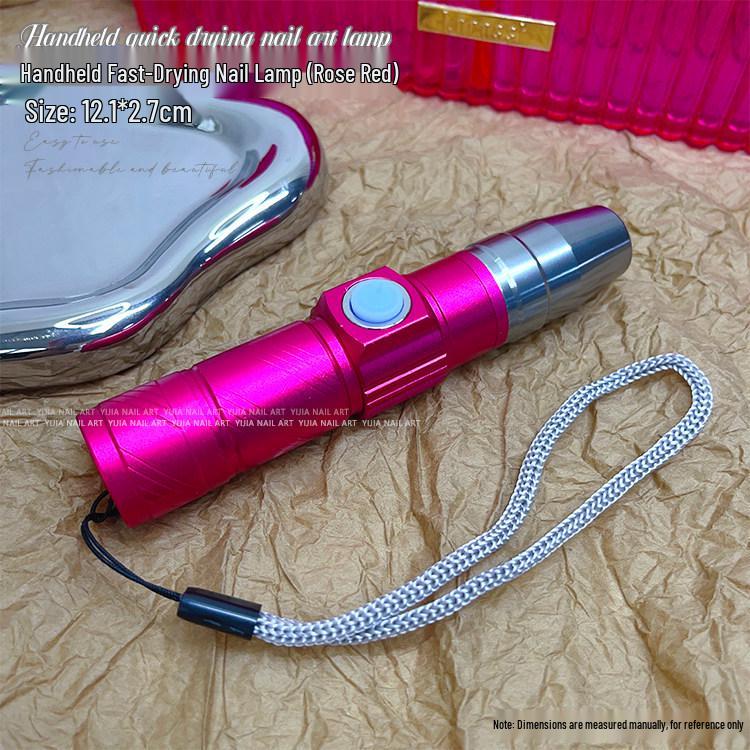 Portable Quick-Dry Nail Art Lamp - Handheld, Rechargeable, Non-Blackening Gel Polish Dryer
Portable Quick-Dry Nail Art Lamp - Handheld, Rechargeable, Non-Blackening Gel Polish Dryer
