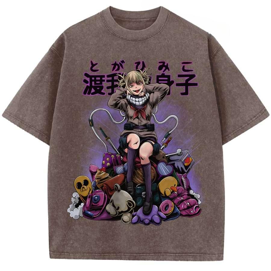 My Hero Academia Toga Himiko Graphic Tshirt Men Women Clothing Short Sleeve Cotton T-shirts Washed Tee Harajuku Male T Shirt S коричневый
My Hero Academia Toga Himiko Graphic Tshirt Men Women Clothing Short Sleeve Cotton T-shirts Washed Tee Harajuku Male T Shirt S коричневый