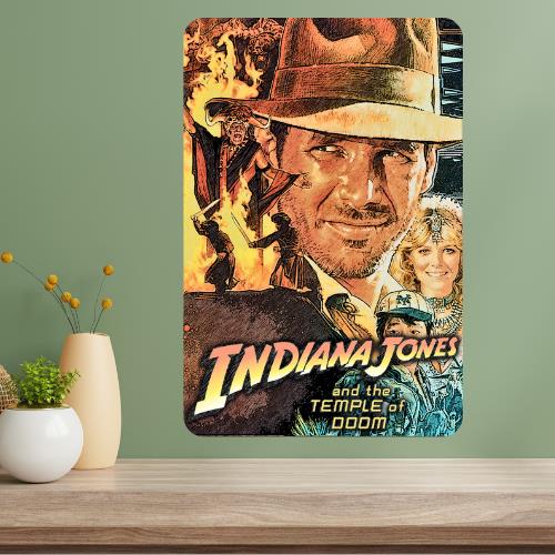 Indiana Jones and the Temple of Doom Classic Movie Metal Poster Sign 20x30cm(7.8x11.8inch)
Indiana Jones and the Temple of Doom Classic Movie Metal Poster Sign 20x30cm(7.8x11.8inch)