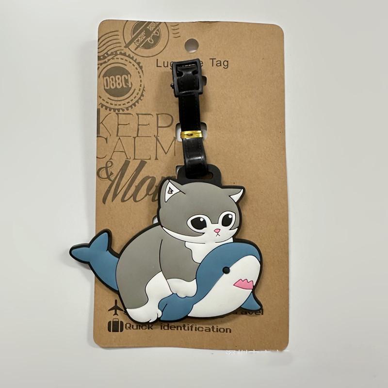 New Cartoon Cat Portable Luggage Tag Women Travel Accessories PVC Luggage Label Men Portable Anti-loss Address Name Tag
New Cartoon Cat Portable Luggage Tag Women Travel Accessories PVC Luggage Label Men Portable Anti-loss Address Name Tag