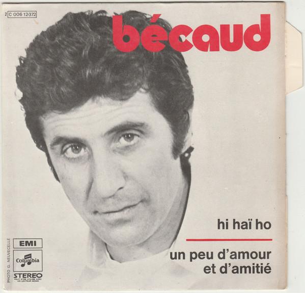 7inch Record GILBERT BCAUD Un Peu Damour Et Damiti 2C00612372 Columbia 1972 France Pop Used
7inch Record GILBERT BCAUD Un Peu Damour Et Damiti 2C00612372 Columbia 1972 France Pop Used