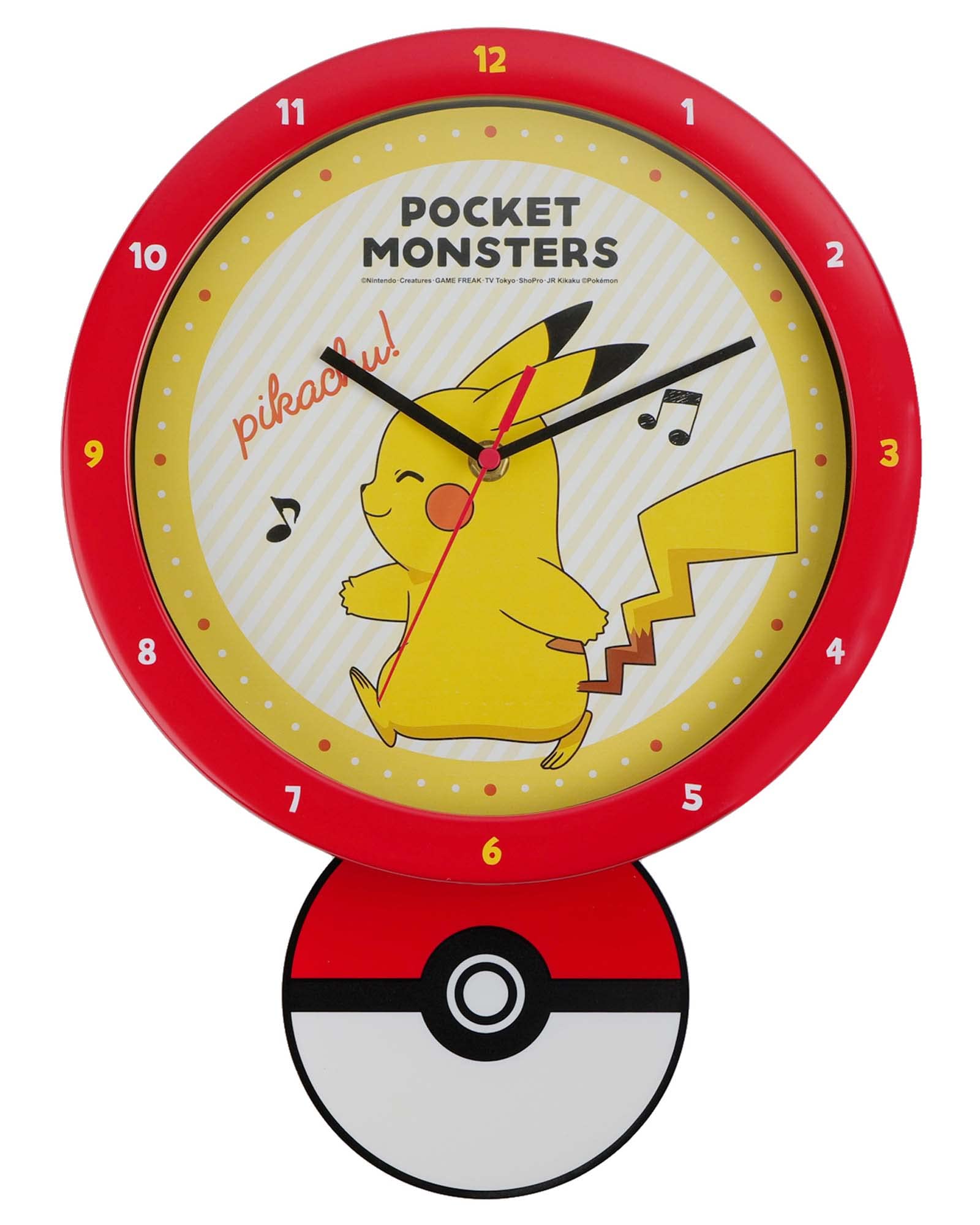 Заводские настенные часы Pokemon Swing Clock Analog Silent Continuous Second Arrow Red T S PM-5520324PC
Заводские настенные часы Pokemon Swing Clock Analog Silent Continuous Second Arrow Red T S PM-5520324PC