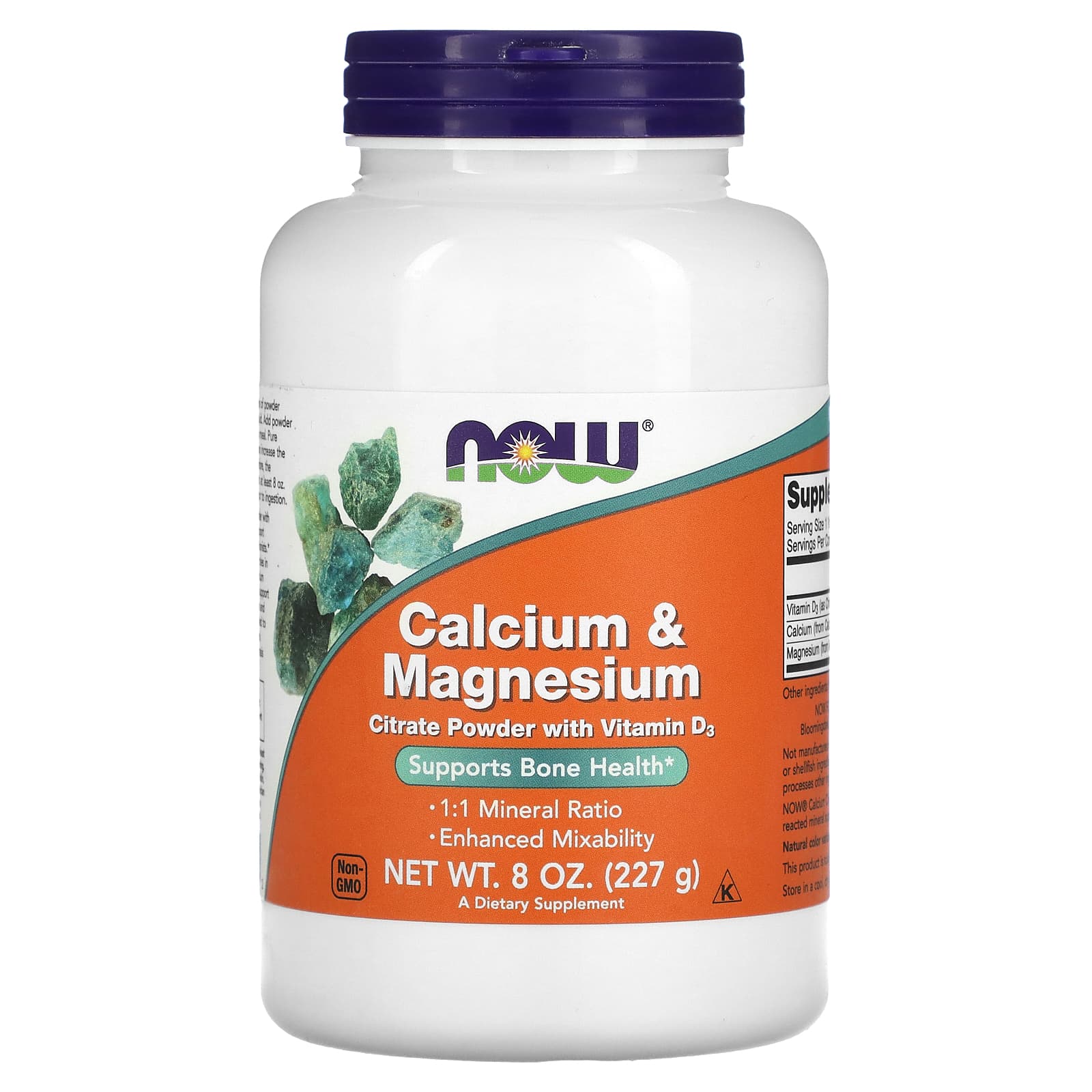 Calcium and Magnesium, 8 oz (227 g)
Calcium and Magnesium, 8 oz (227 g)