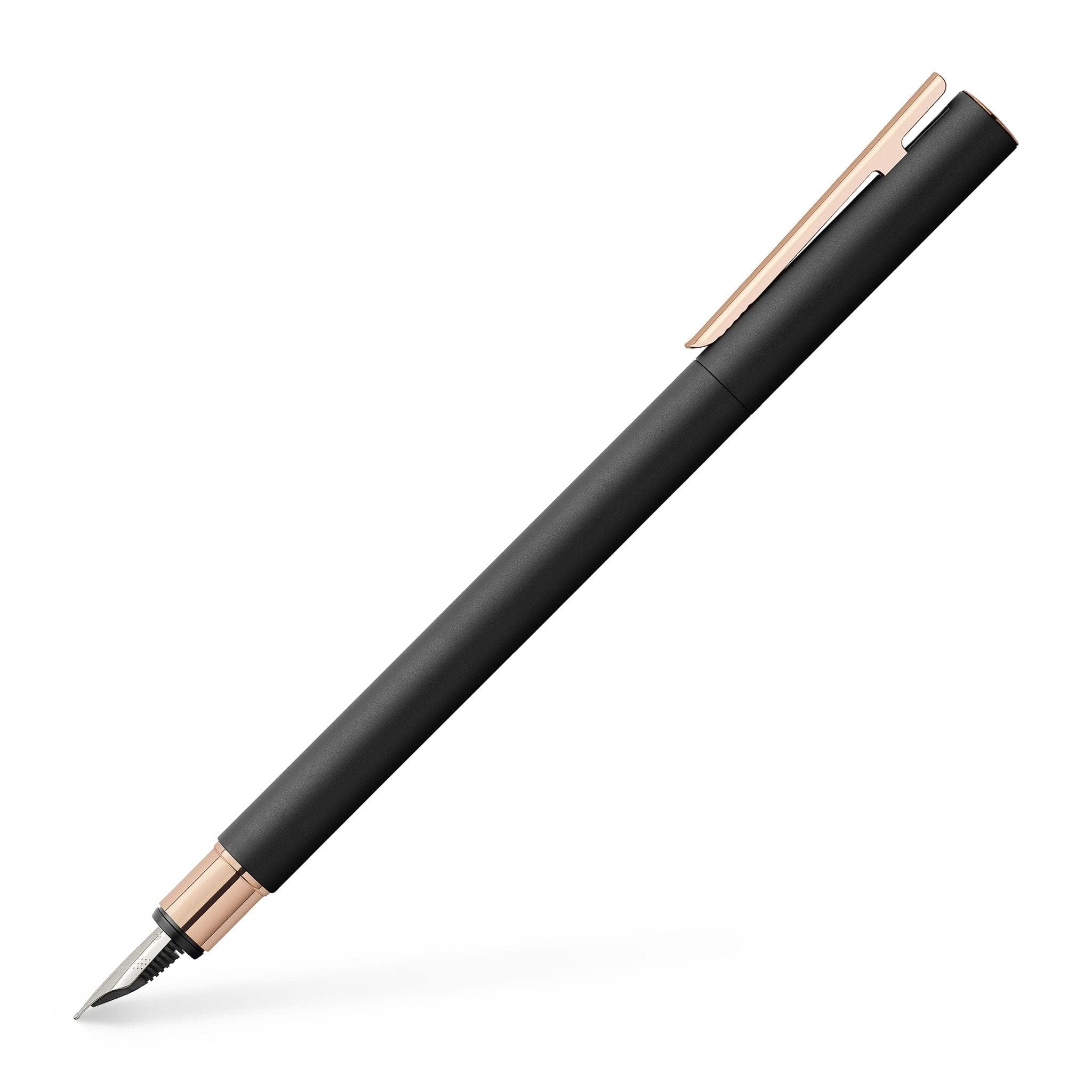 Перьевая ручка Neo Slim Fine Черный Розовое Золото Официально Импортированная FABER-CASTELL, Перо и Золото, 343101, Двойного Использования,
Перьевая ручка Neo Slim Fine Черный Розовое Золото Официально Импортированная FABER-CASTELL, Перо и Золото, 343101, Двойного Использования,