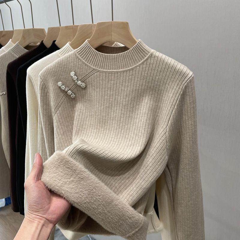 Women s Autumn and Winter Fleece Padded Sweater for Warmth, a Half-turtleneck Wool Base Layer On the Body one size хаки
Women s Autumn and Winter Fleece Padded Sweater for Warmth, a Half-turtleneck Wool Base Layer On the Body one size хаки
