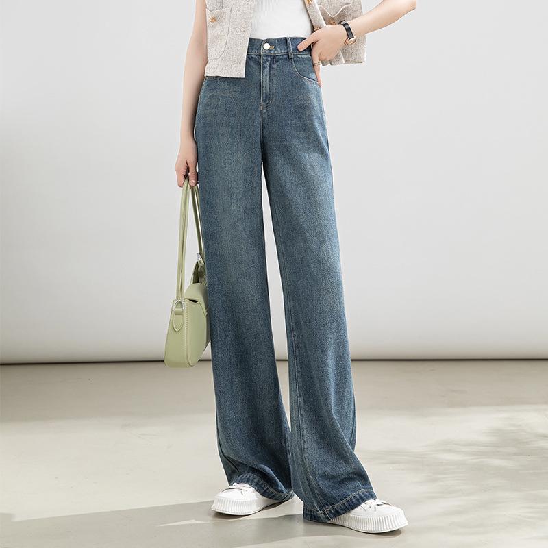 Women s High-Waisted Wide-Leg Tencel Jeans - Spring/Summer Floor-Length Trousers 27 (M/2ft/101-110 lbs)
Women s High-Waisted Wide-Leg Tencel Jeans - Spring/Summer Floor-Length Trousers 27 (M/2ft/101-110 lbs)
