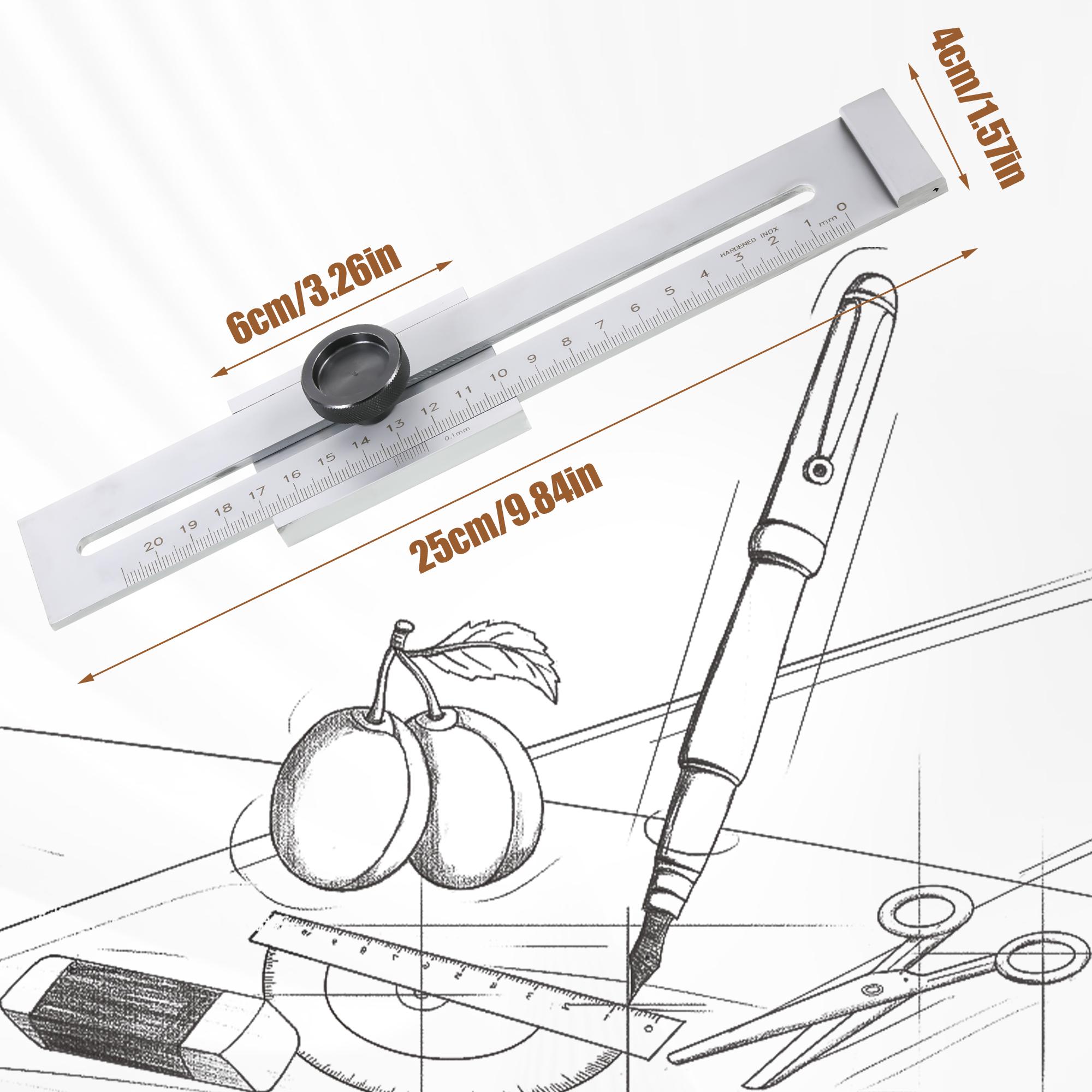 Углеродистая сталь 200 мм деревообрабатывающий измерительный винт режущий разметочный калибр скребок линейка для деревообрабатывающего инструмента DIY
Углеродистая сталь 200 мм деревообрабатывающий измерительный винт режущий разметочный калибр скребок линейка для деревообрабатывающего инструмента DIY