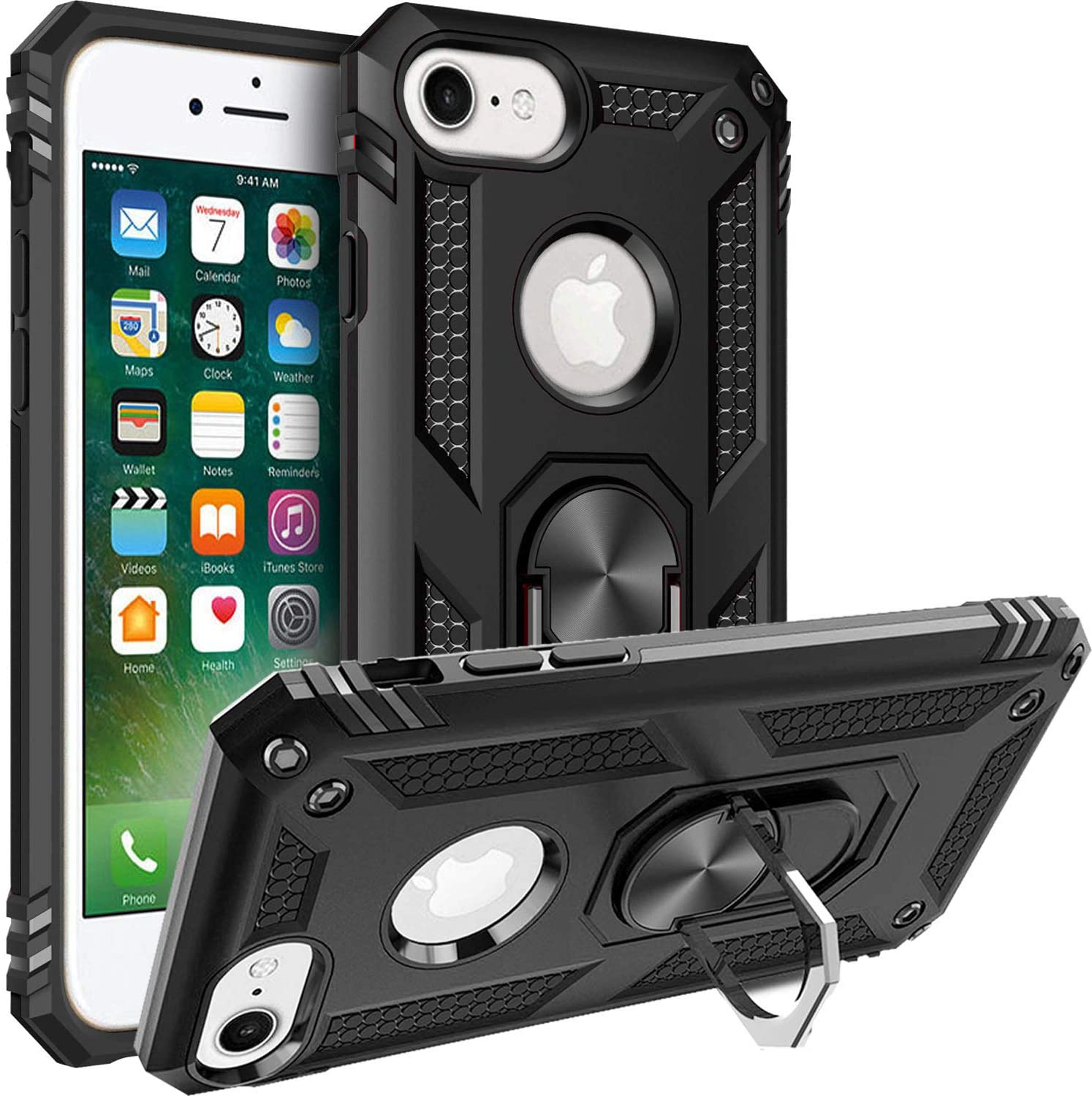 Противоударный чехол для iPhone 6S Armor Military Drop Защитное кольцо-держатель Магнитный чехол для iPhone 6S 6 S Plus
Противоударный чехол для iPhone 6S Armor Military Drop Защитное кольцо-держатель Магнитный чехол для iPhone 6S 6 S Plus