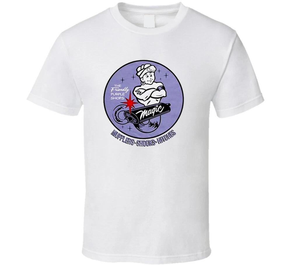 Magic Muffler Purple Shops T Shirt L
Magic Muffler Purple Shops T Shirt L