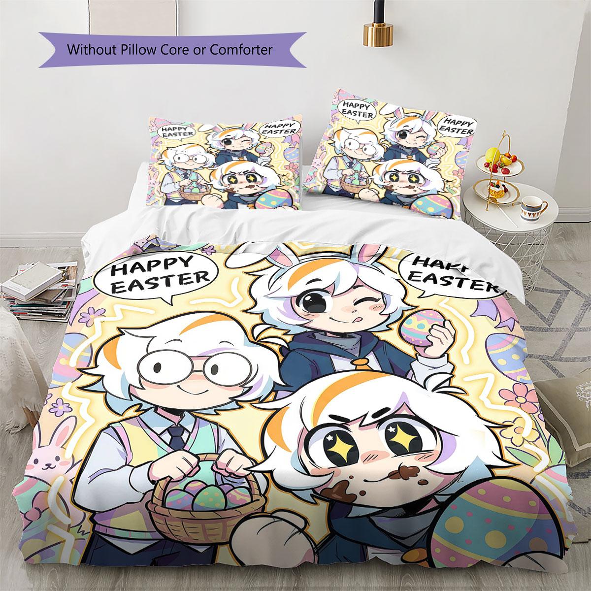 ChuyMine Pattern Bedding Quilt Set Quilt Cover Pillowcase Home Decoration Birthday Gift (1 * duvet cover + 2 * pillowcase, without core) 135x200cm
ChuyMine Pattern Bedding Quilt Set Quilt Cover Pillowcase Home Decoration Birthday Gift (1 * duvet cover + 2 * pillowcase, without core) 135x200cm
