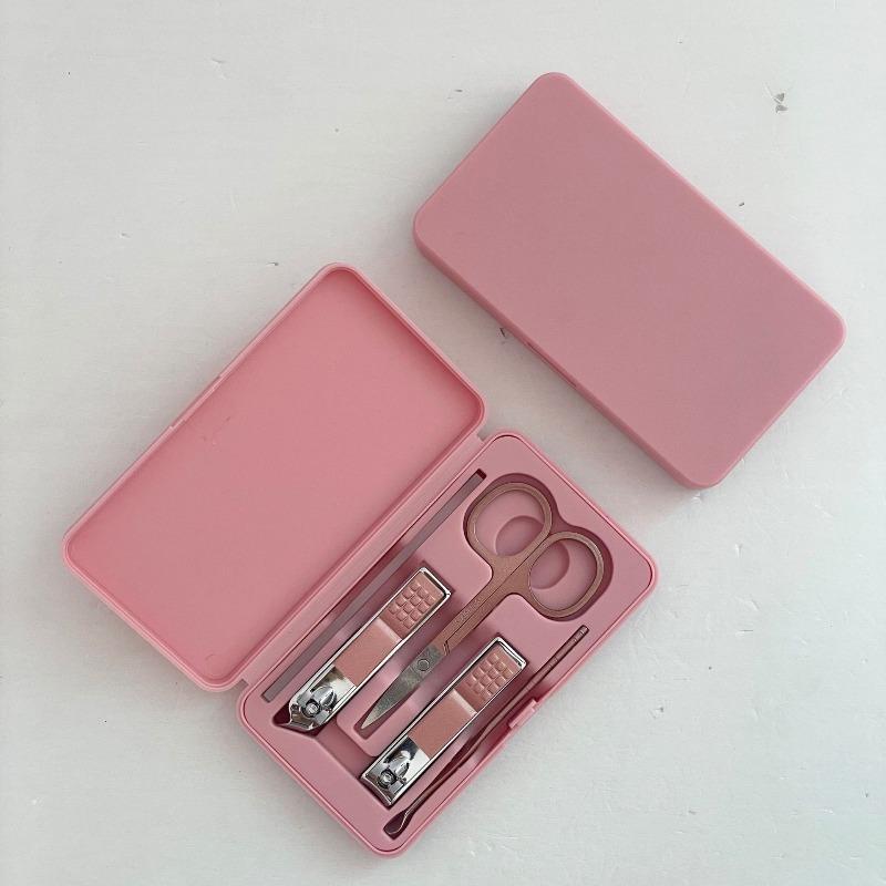 High Quality Nail Clipper Set 5-piece Portable Household Nail Clipper Set рожевий
High Quality Nail Clipper Set 5-piece Portable Household Nail Clipper Set рожевий