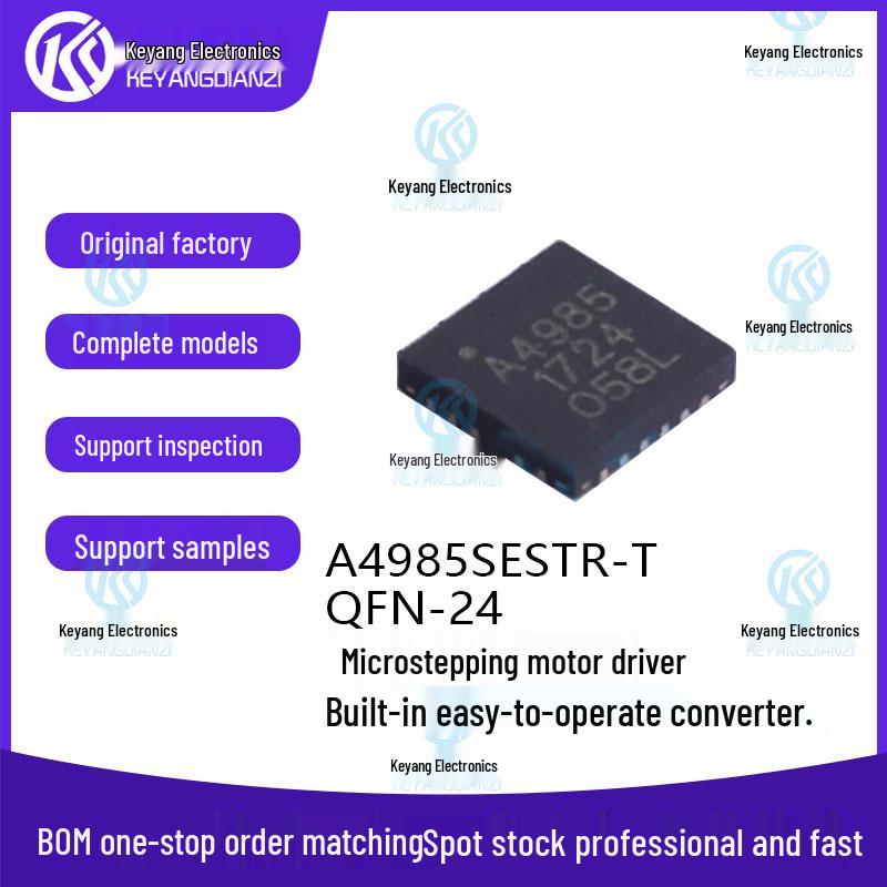A4985SESTR-T 1A 5.5V Motor Driver Chip QFN-24
A4985SESTR-T 1A 5.5V Motor Driver Chip QFN-24