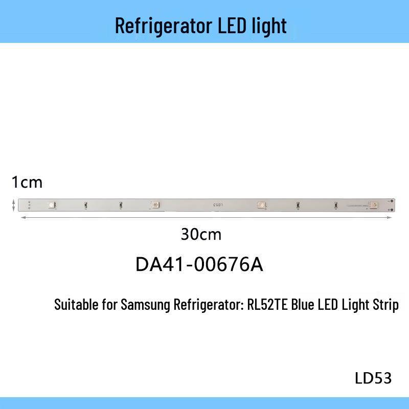 Samsung Refrigerator Freezer LED Strip Light, Blue, 12V, 4 LEDs, DA41-00676A
Samsung Refrigerator Freezer LED Strip Light, Blue, 12V, 4 LEDs, DA41-00676A