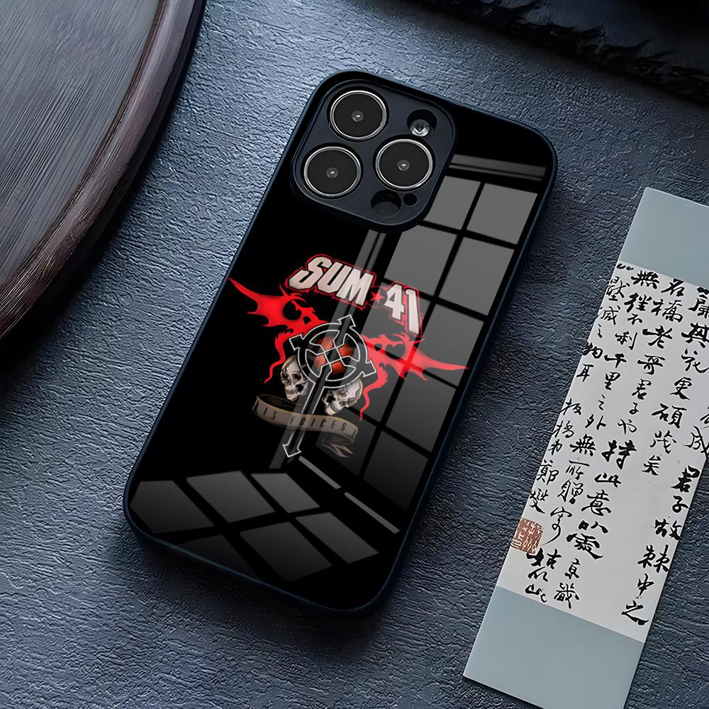 Hot Band S-sUM 41 Phone Case For IPhone 16 Pro Max 17 14 15 Plus 13 Mini 11 12 X XR XS 8 7 Plus SE Glass Cover iPhone15
Hot Band S-sUM 41 Phone Case For IPhone 16 Pro Max 17 14 15 Plus 13 Mini 11 12 X XR XS 8 7 Plus SE Glass Cover iPhone15