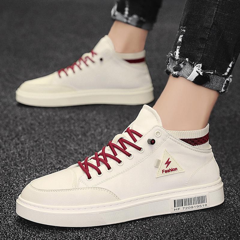 Canvas shoes men s high top 2025 new spring and summer men s shoes trend Korean version autumn white shoes men s casual tide board shoes 44
Canvas shoes men s high top 2025 new spring and summer men s shoes trend Korean version autumn white shoes men s casual tide board shoes 44