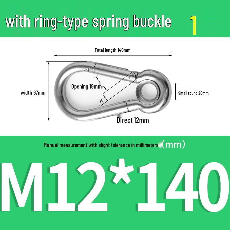 Outdoor Stainless Steel Screw Lock Carabiner
Outdoor Stainless Steel Screw Lock Carabiner