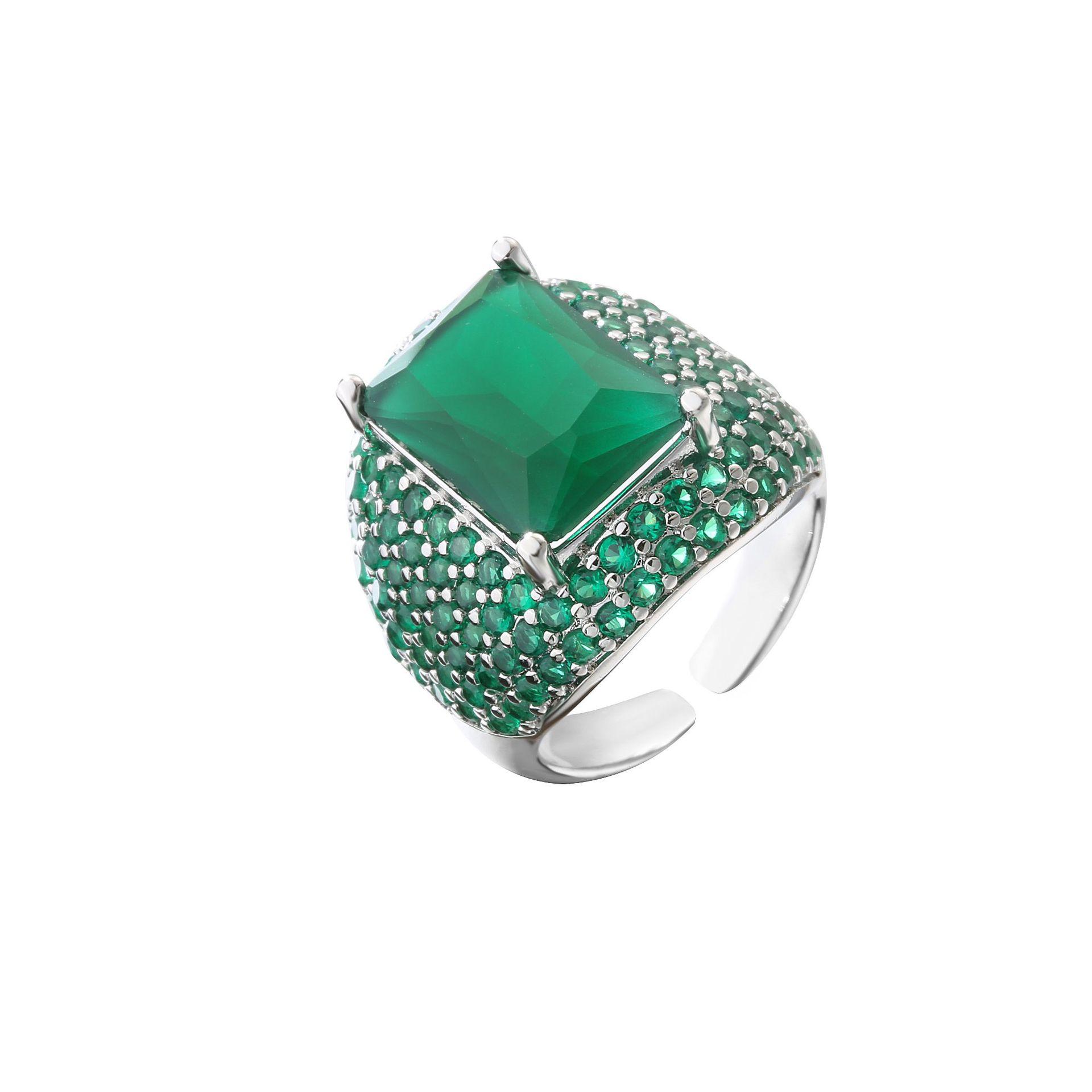 ALTERA Luxury Iced Out Adjustable Ring for Women Gold Plated Micro Inlaid CZ Stone Fashion Full of Rhinestone Zircon Party Gift resizable мідний/зелений
ALTERA Luxury Iced Out Adjustable Ring for Women Gold Plated Micro Inlaid CZ Stone Fashion Full of Rhinestone Zircon Party Gift resizable мідний/зелений