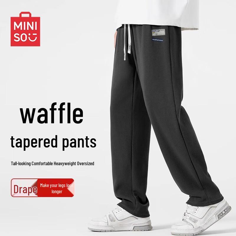 MINISO Men s Waffle Tapered Casual Pants XL
MINISO Men s Waffle Tapered Casual Pants XL