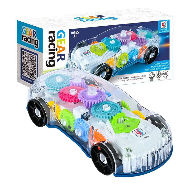 Children s Parent-Child Interactive Transparent Gear Racing Electric Toy Car with Lights and Music
Children s Parent-Child Interactive Transparent Gear Racing Electric Toy Car with Lights and Music