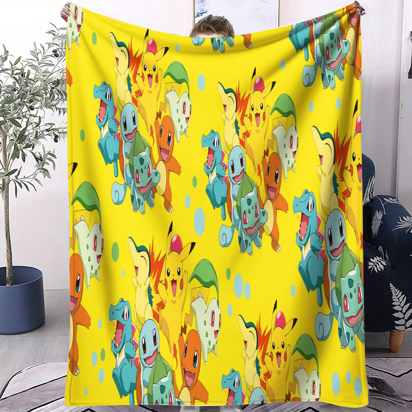 AnimePikachuThemed Soft Flannel Blanket For Office Travel Comfort Leisure Camp Multifunctional Universal Blanket Fan Gift 70x100cm
AnimePikachuThemed Soft Flannel Blanket For Office Travel Comfort Leisure Camp Multifunctional Universal Blanket Fan Gift 70x100cm